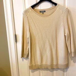 EUC - Marled -Size XL cream Sweater
